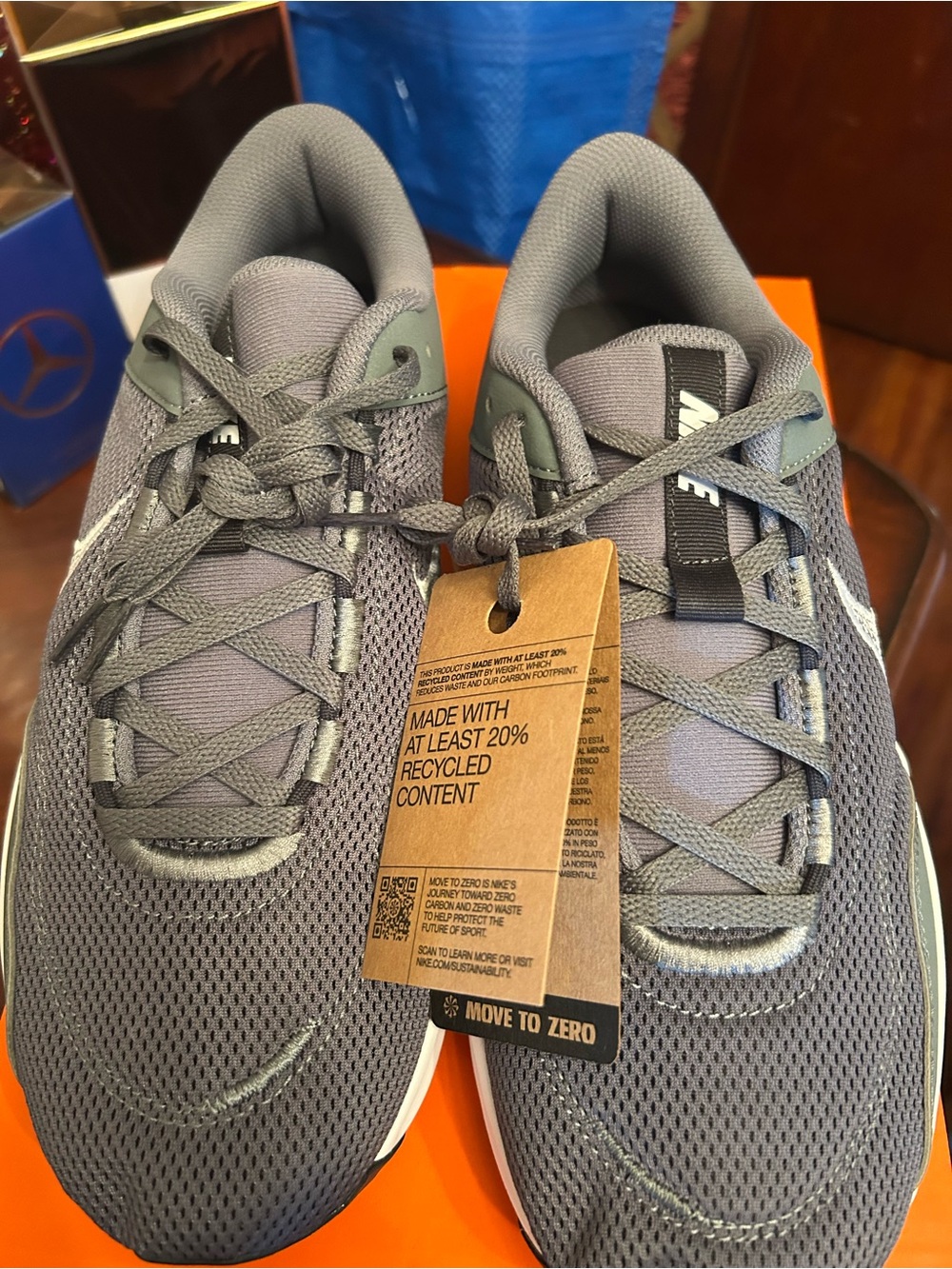 Nike Gray Training Shoes with Recycled Content